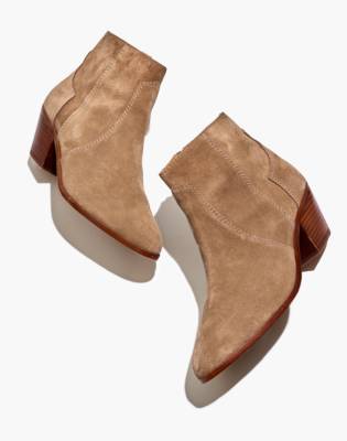 madewell jada suede bootie