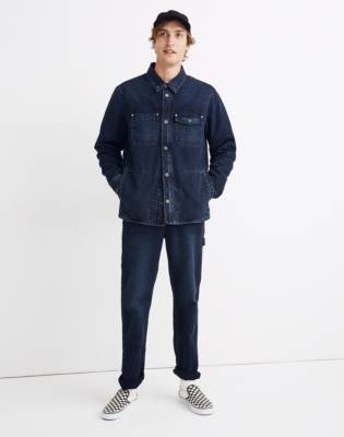 indigo chore jacket
