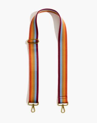 rainbow bag strap