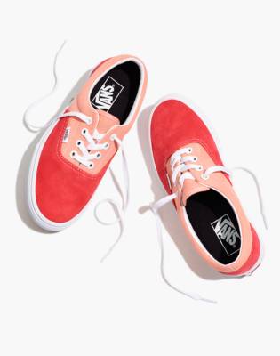 red and pink vans