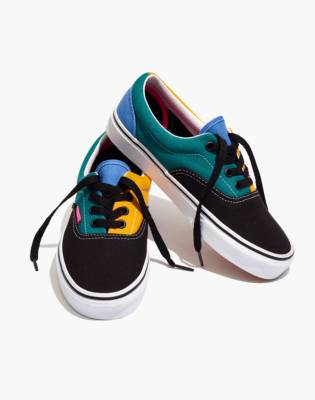 vans era color block sneakers