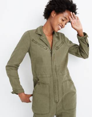 women's aviator jumpsuit