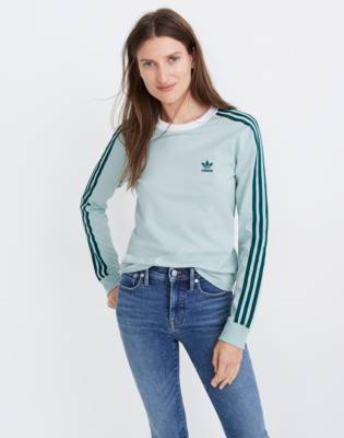 adidas ls stripe tee