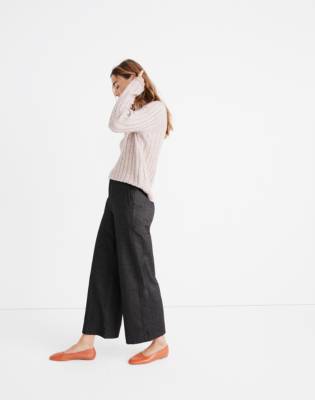 madewell huston crop pants
