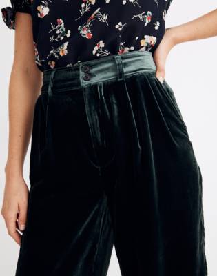 madewell velvet pants