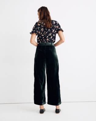 madewell velvet pants