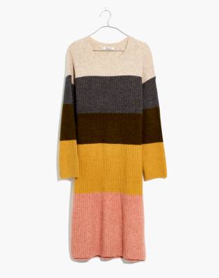 colorblock sweater dress madewell