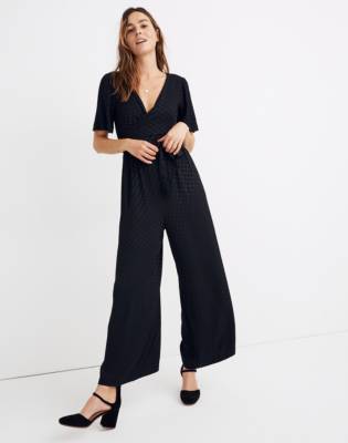 petite wrap jumpsuit