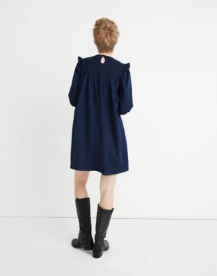 smocked babydoll dress