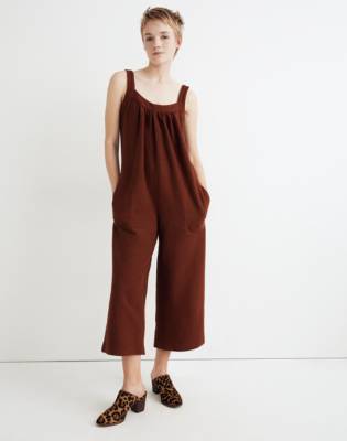 button back jumpsuit