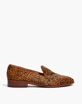 madewell frances leopard loafers