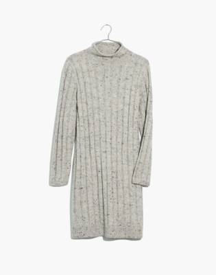 madewell mockneck sweater dress