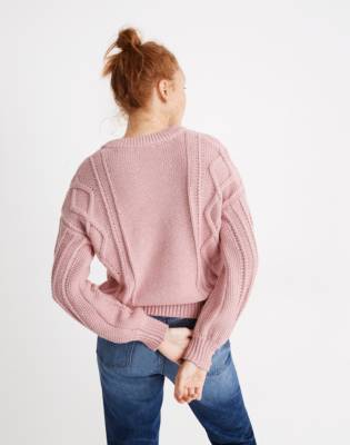 madewell fisherman sweater