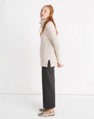 turtleneck tunic sweatshirt