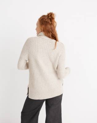 ribbed tunic sweater