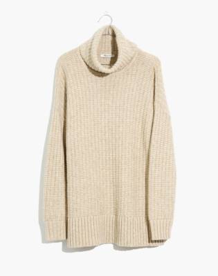 turtleneck tunic sweatshirt