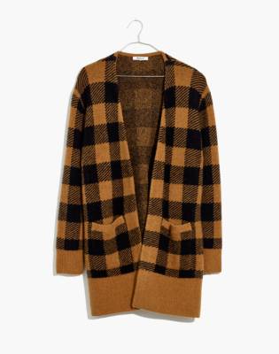 buffalo plaid cardigan