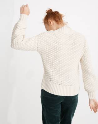madewell surrey bobble cardigan