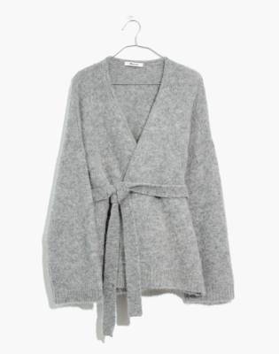 wrap sweater coat