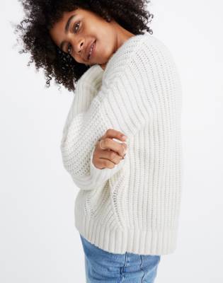 madewell white sweater