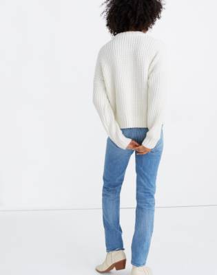 madewell white sweater