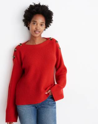 madewell boatneck sweater dress