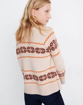 madewell fair isle sweater