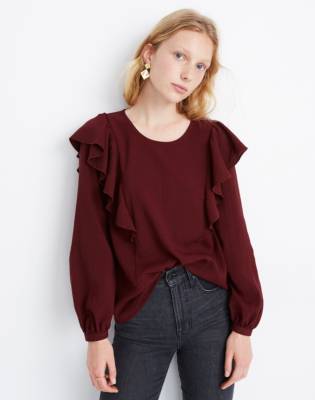 Ruffle-Front Top