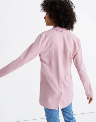 madewell button detail sweatshirt