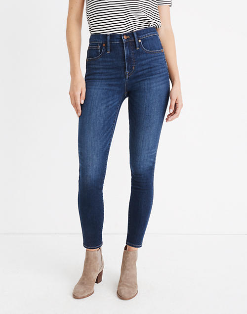 10" High-Rise Skinny Jeans: Insuluxe Denim Edition in vienna wash image 4