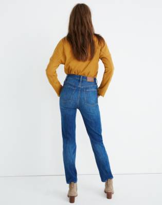 madewell classic straight jeans