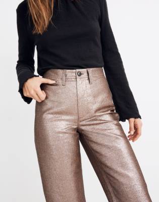 slim leg crop pants