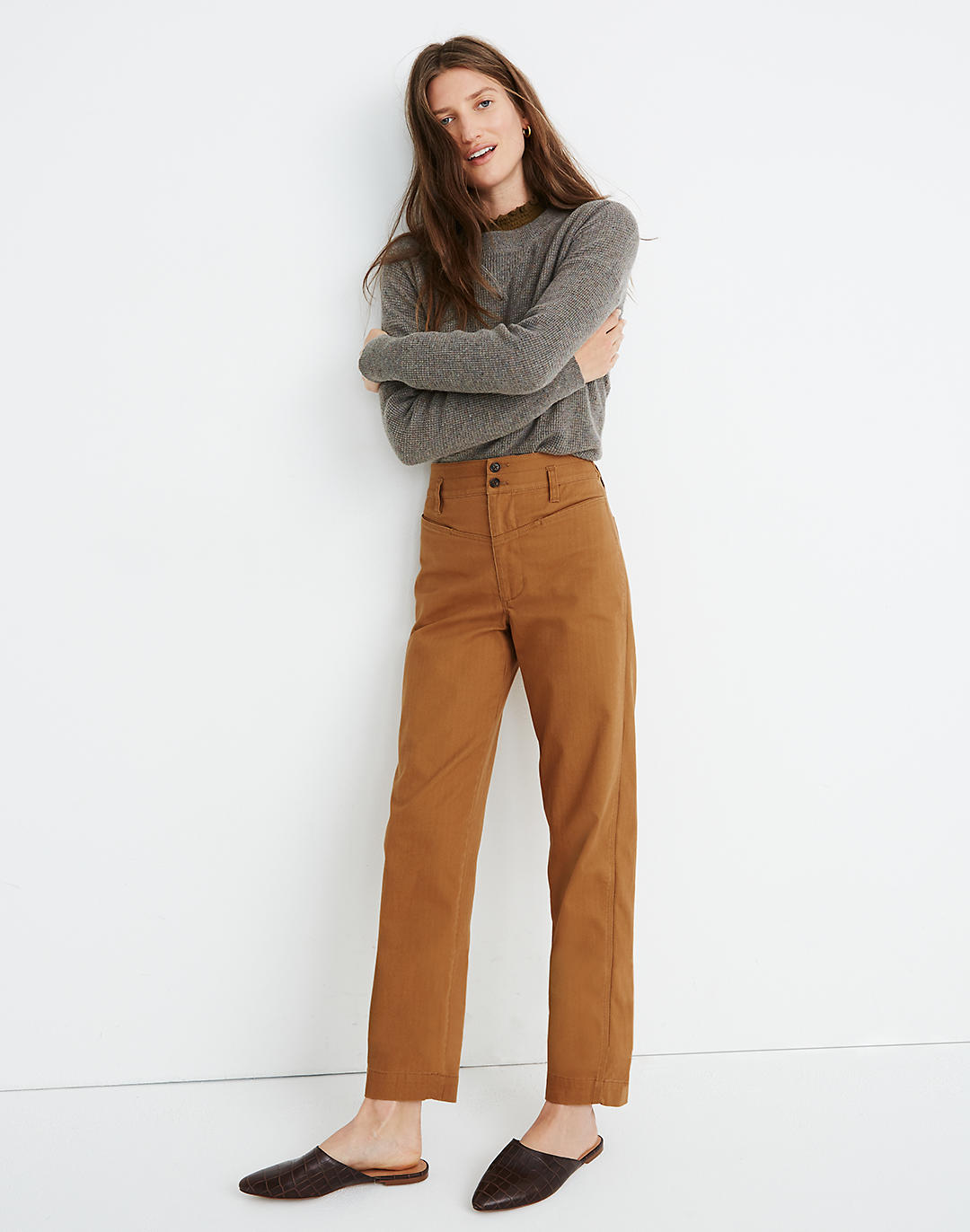 Tapered Pants: Pieced Yoke Edition