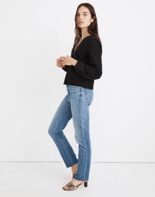 madewell black cardigan