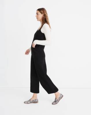 madewell wide leg sweater jumpsuit