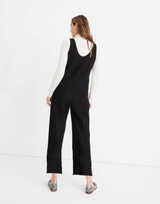 madewell patch pocket sweater jumpsuit