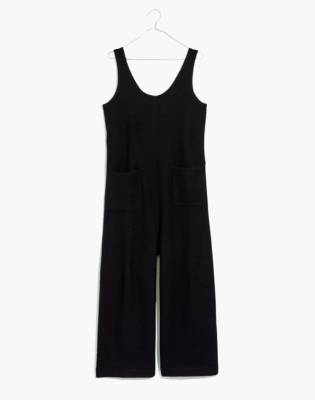 madewell wide leg sweater jumpsuit