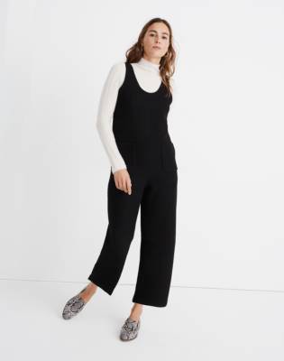 jumpsuit with sweater over