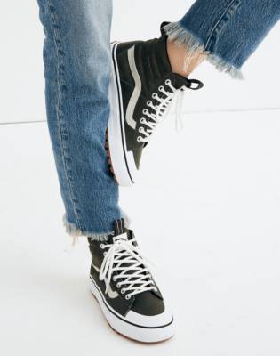 vans sk8 hi top leather