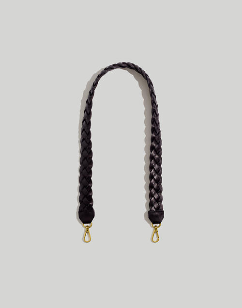 Women's Shoulder Bag Strap: Braided Leather | Madewell