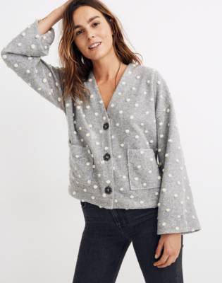 grey bobble cardigan