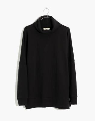 turtleneck tunic sweatshirt