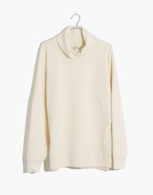 turtleneck tunic sweatshirt