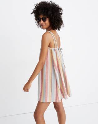 madewell tie back dress