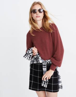 madewell red sweater