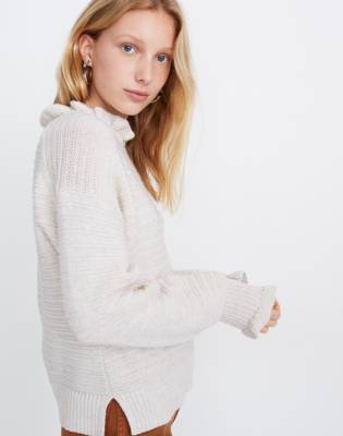 madewell white sweater