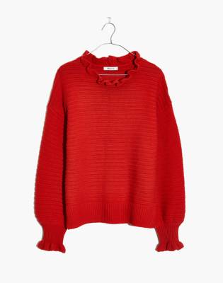 madewell red sweater