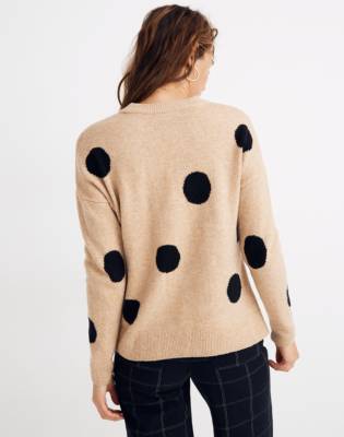 polka dot sweater