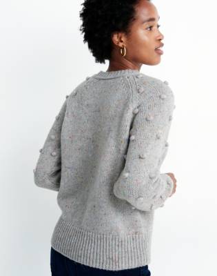 madewell bobble sleeve cardigan