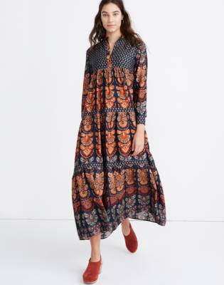warm maxi dress